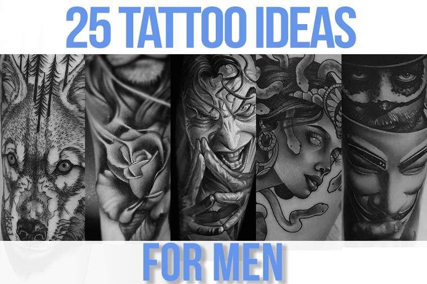 time tattoos designs for men