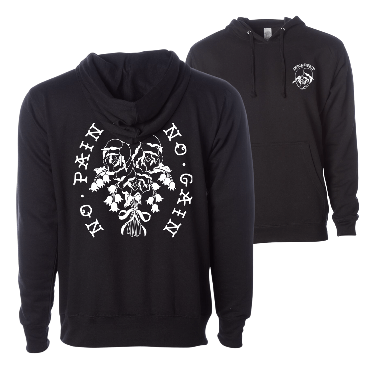 No pain no gain hoodie hotsell