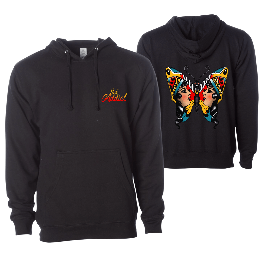 Butterfly Face Unisex Hoodie