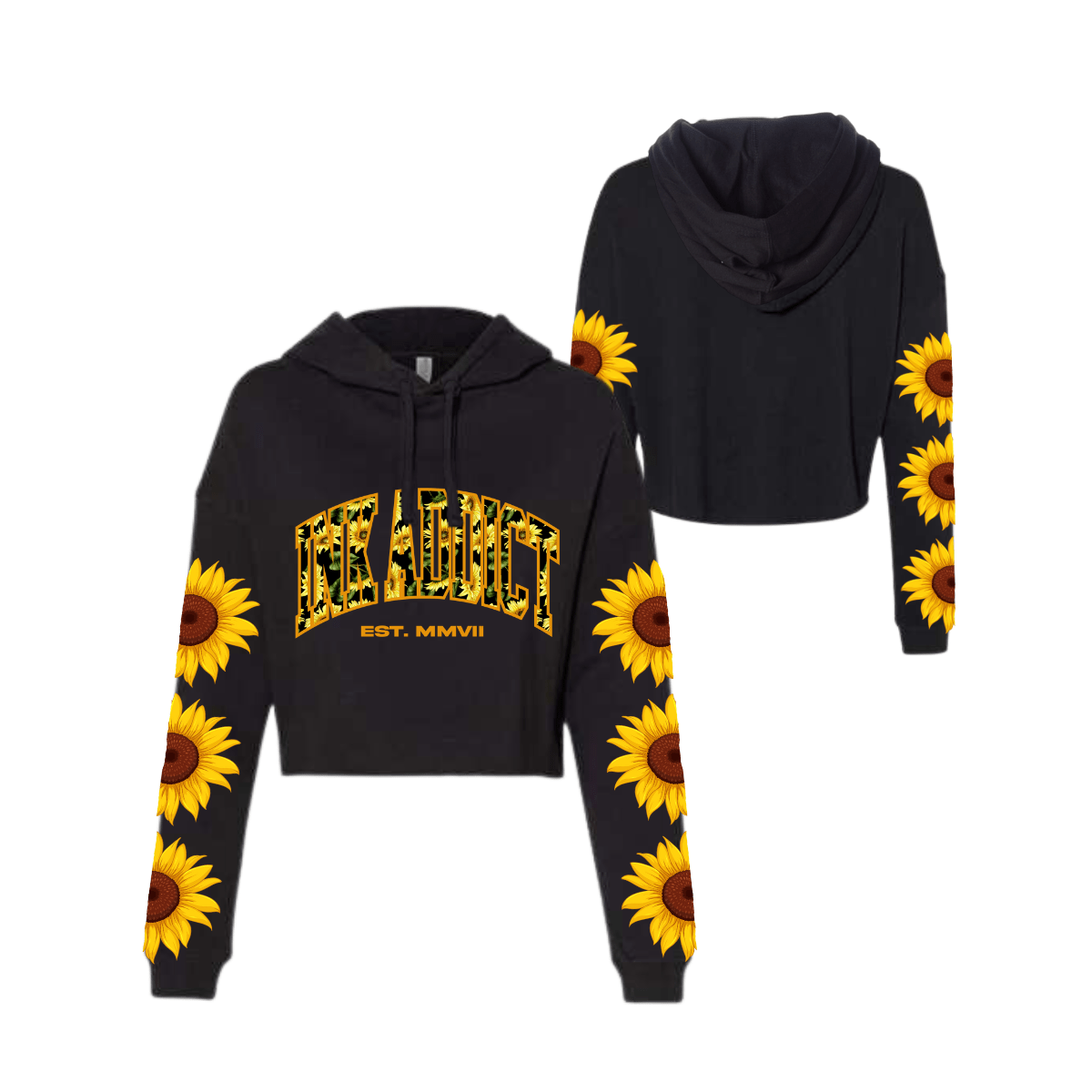 Sunflower sleeve hoodie sale