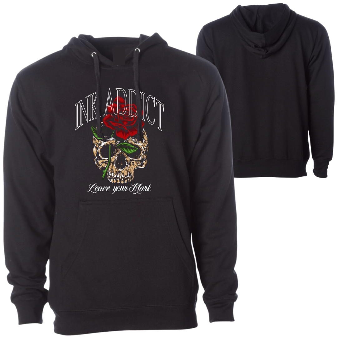 Rose sales skull hoodie