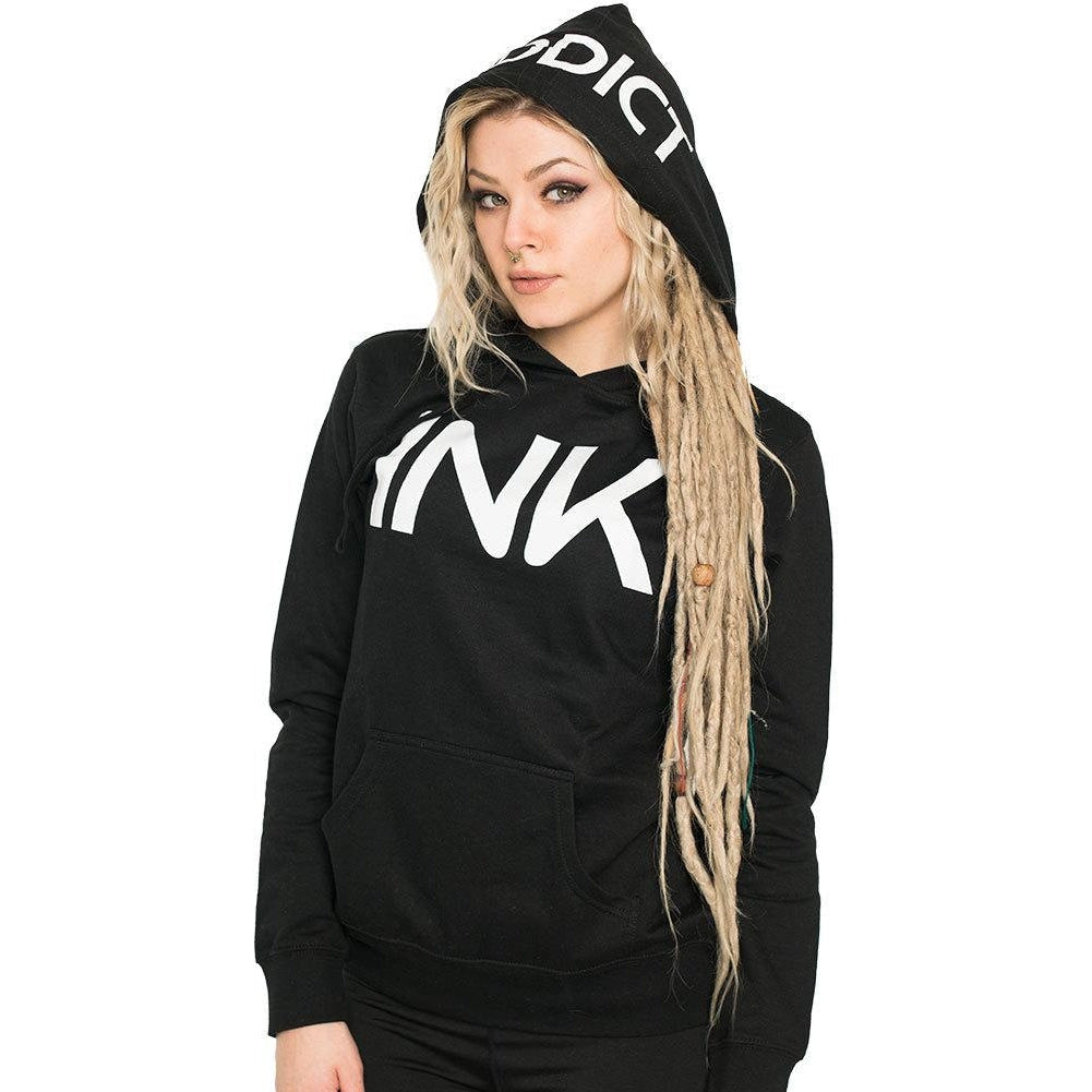 INK Women's Black Pullover Hoodie