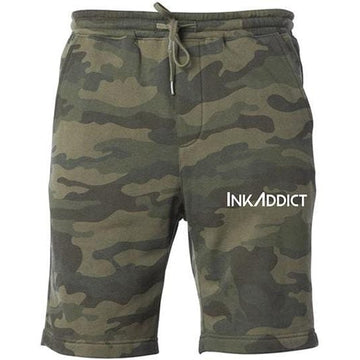 INK Men's Fleece Camo Shorts