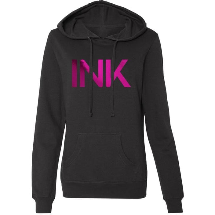 INK Women's Pink Foil Pullover