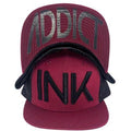 INK Maroon/Black Flat Bill Trucker