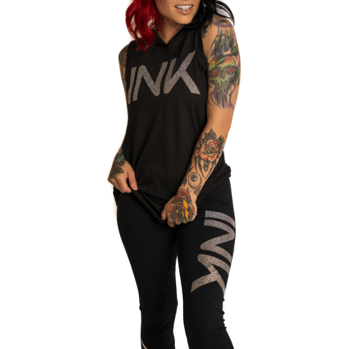 INK Glitter Black Leggings
