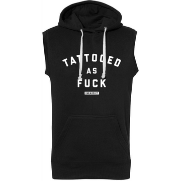 Tattooed As Fuck Men's Sleeveless Hoodie