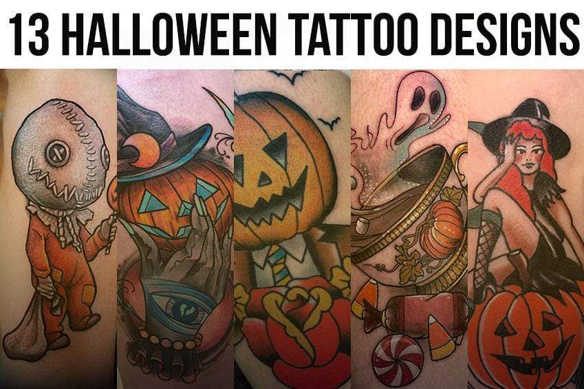 13 Halloween Tattoos To Creep & Delight