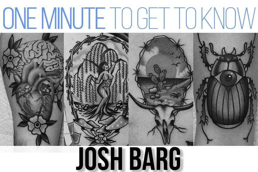 One Minute To Get To Know Your Artist: Josh Barg of Electric Park Tattoo