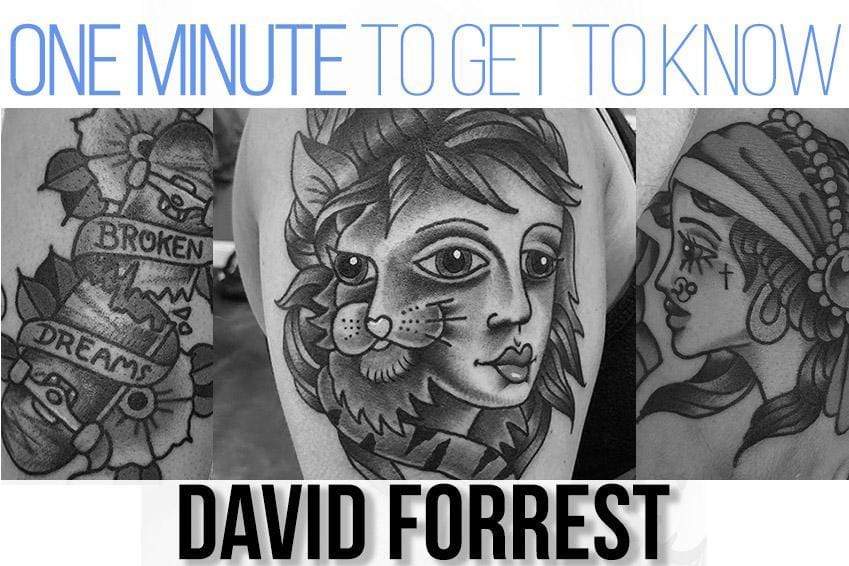 One Minute To Get To Know Your Artist: David Forrest of Hardline Tattoo Co.