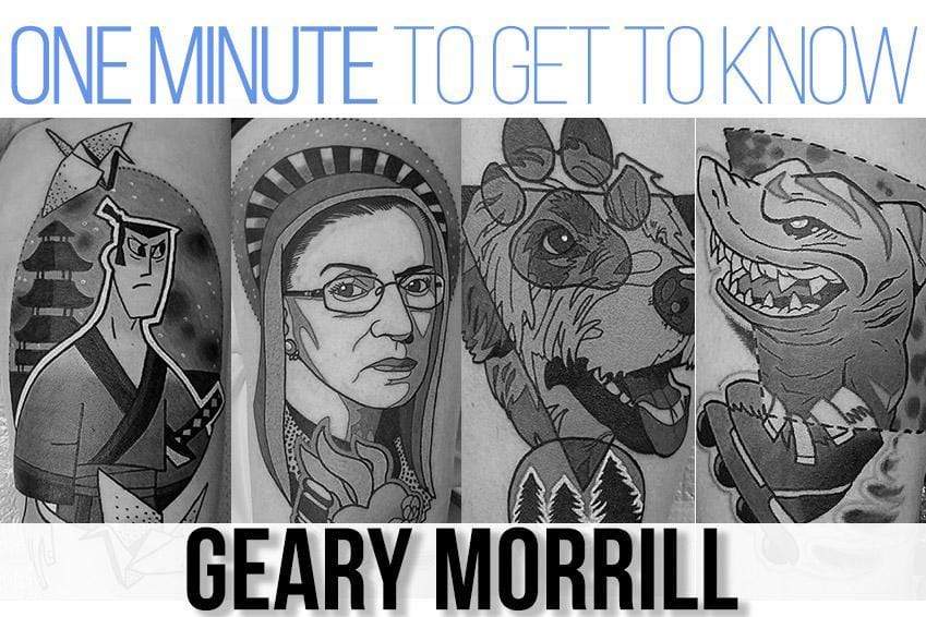 One Minute To Get To Know Your Artist: Geary Morrill of futurelazertiger