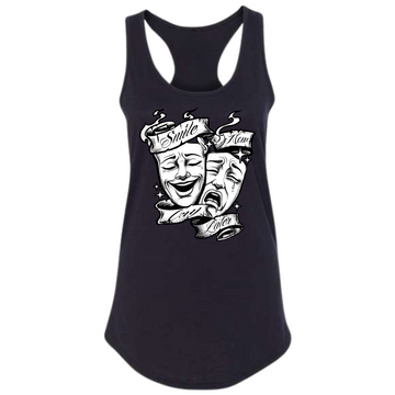 Smile Now Cry Later Women's Racerback Tank