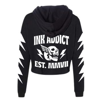 Death Squad Women's Cropped Hoodie