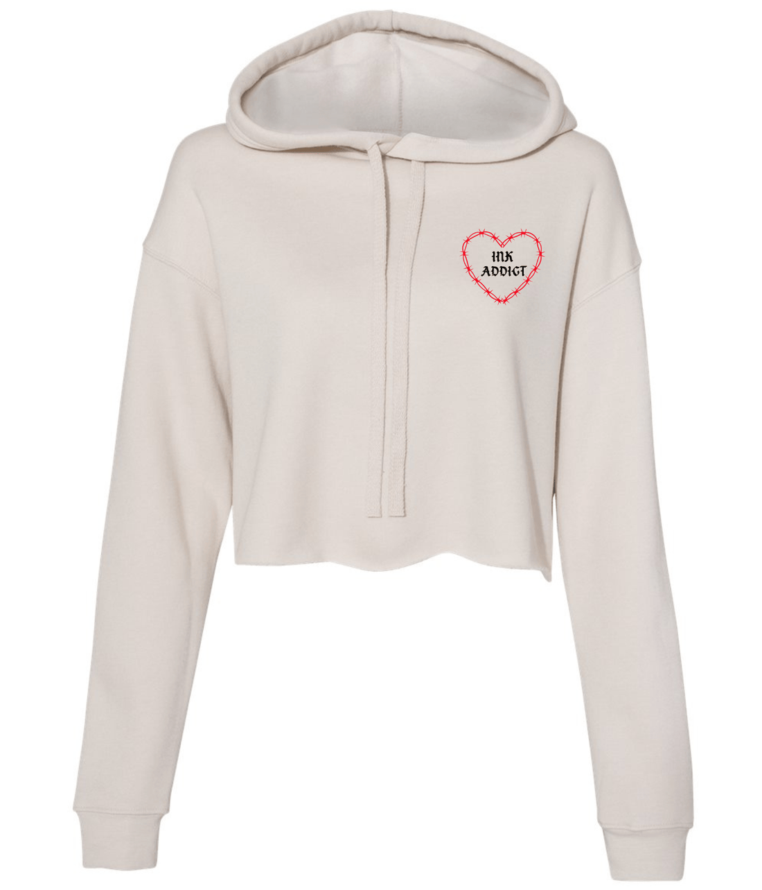 Wild Heart Women's Cropped Hoodie