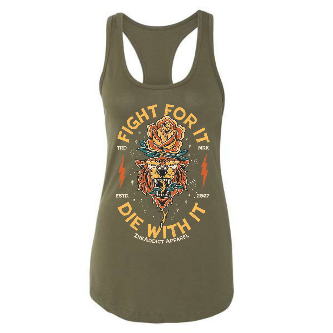 Fight For It Women's Racerback Tank