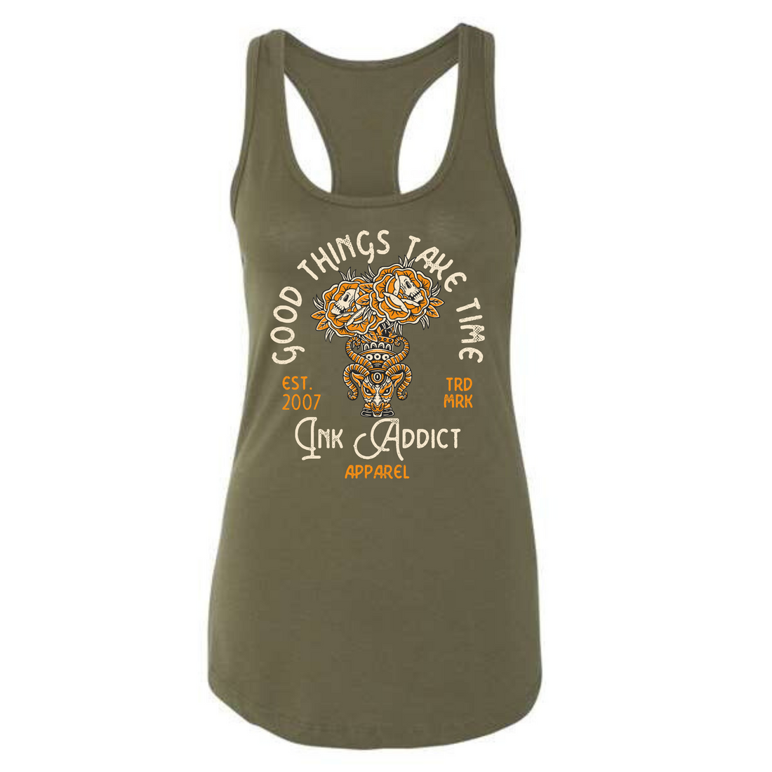 Good Things Take Time Women's Racerback Tank