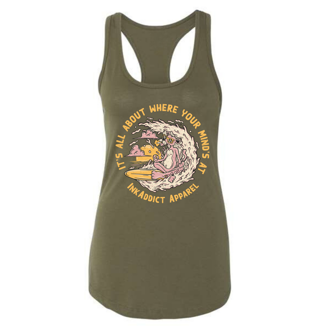 Wheres Your Mind Women's Racerback Tank