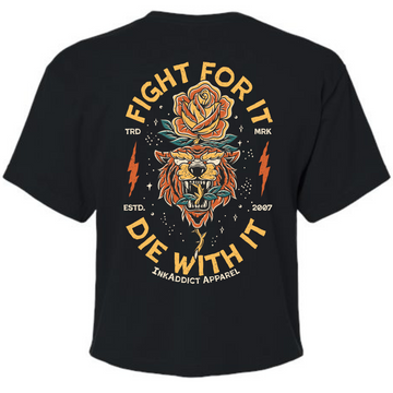 Fight For It Women's Cropped Tee