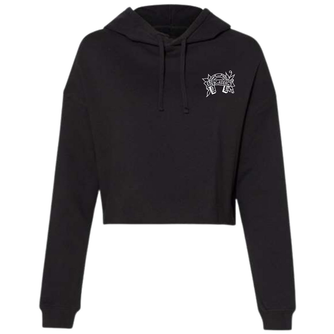 Tatted & Cold Women's Cropped Hoodie