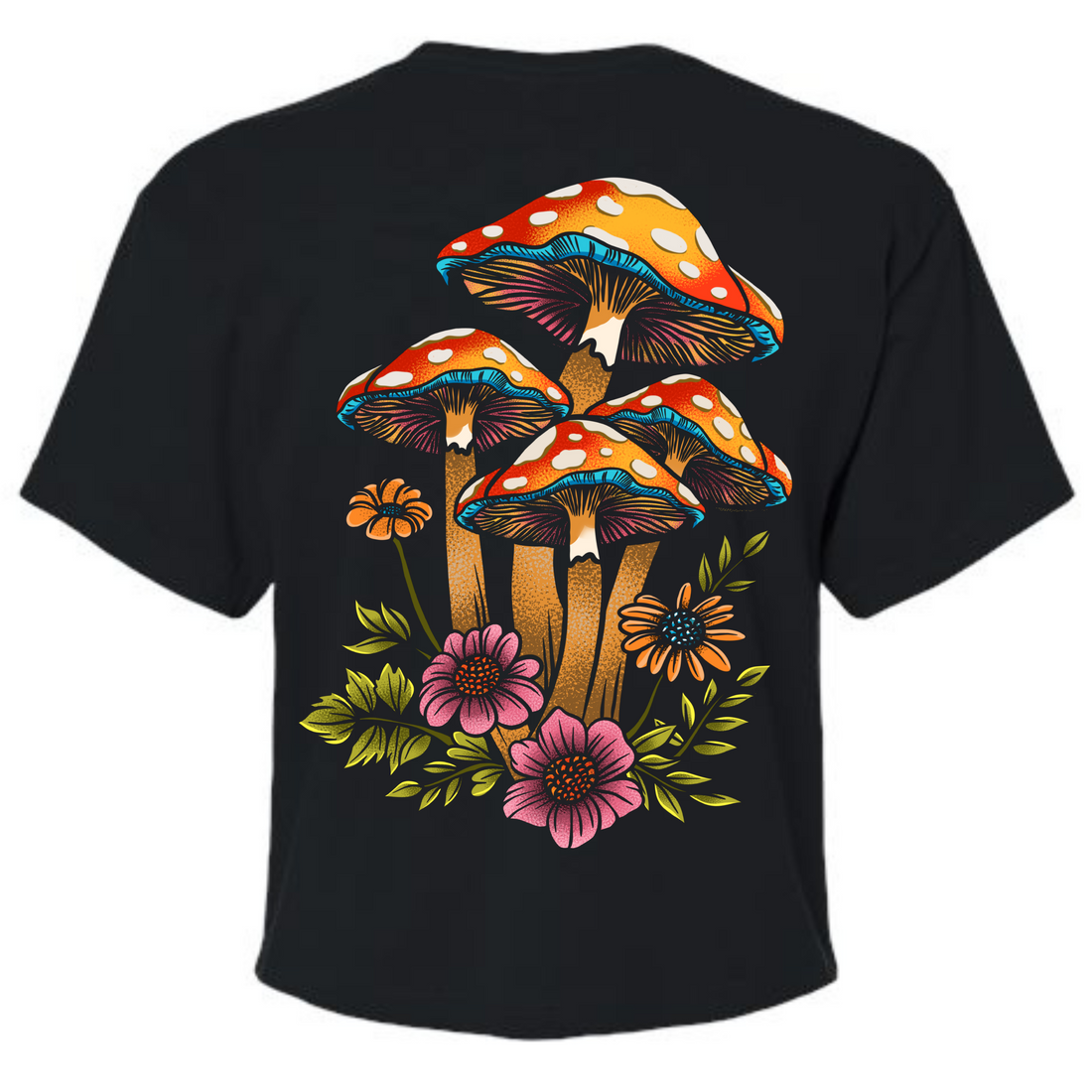 Funky Fungi Women's Cropped Tee