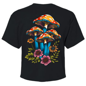 Funky Fungi Women's Cropped Tee