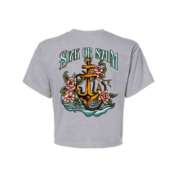 Sink or Swim Women's Cropped Tee