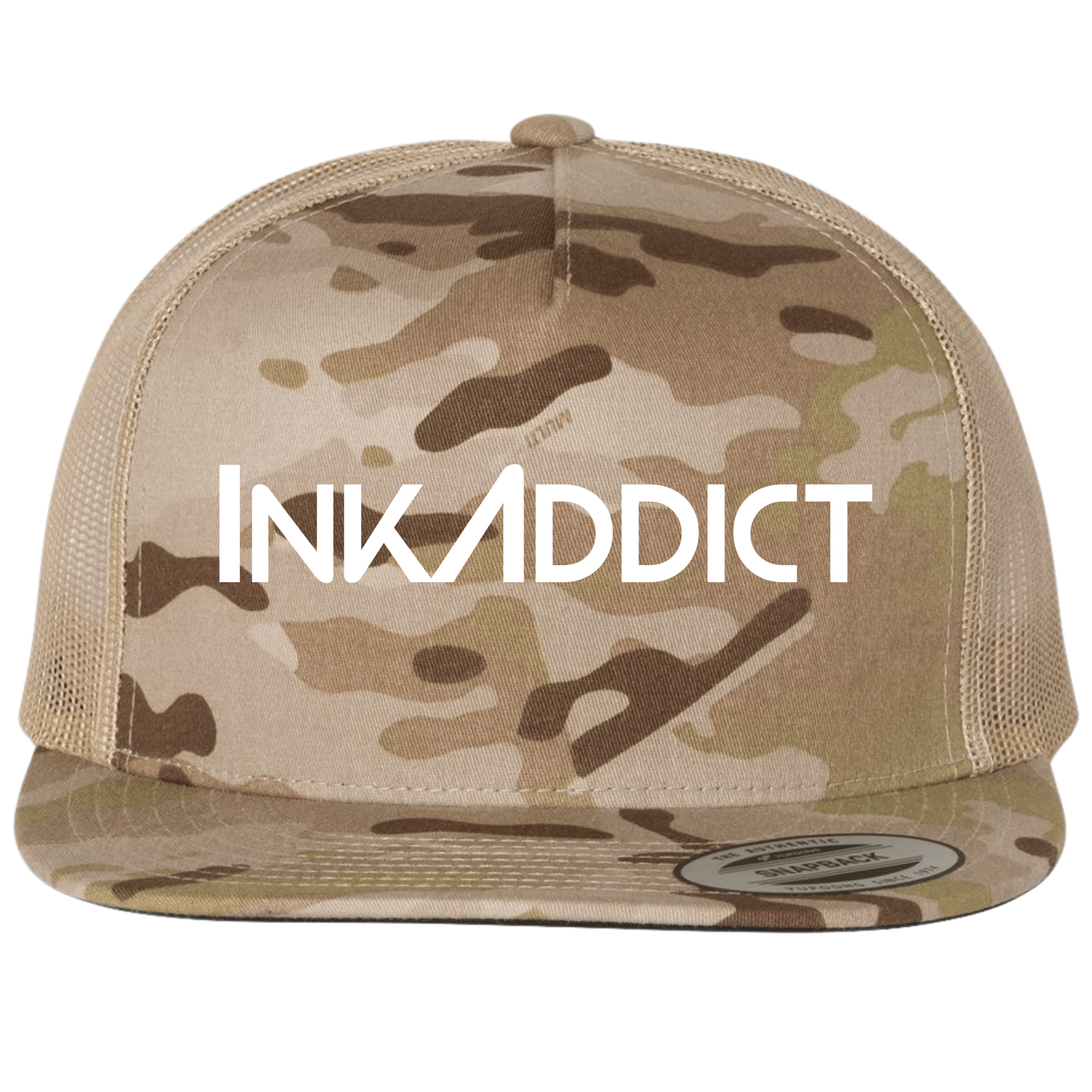Multi Tasker Hat 5 Panel Trucker Hat Multicam