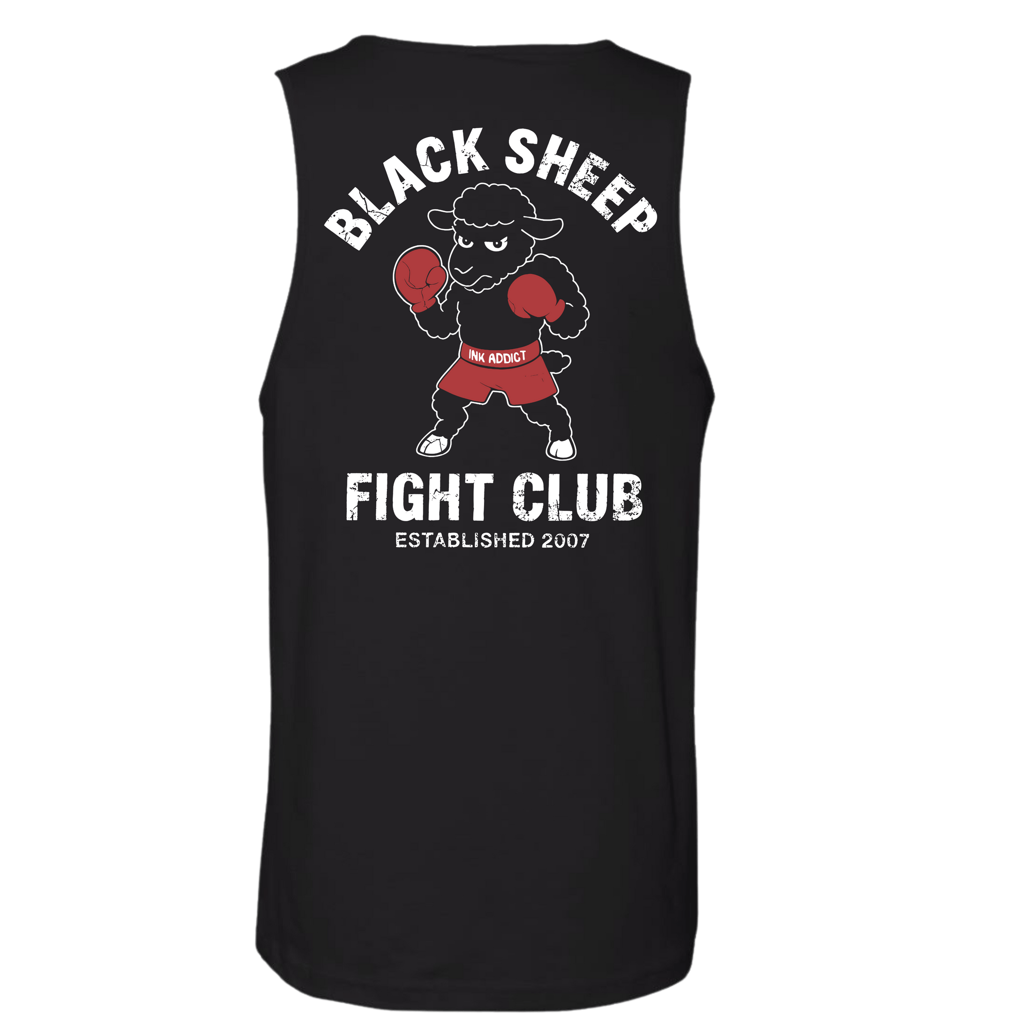 Black Sheep Fight Club Mens Tank