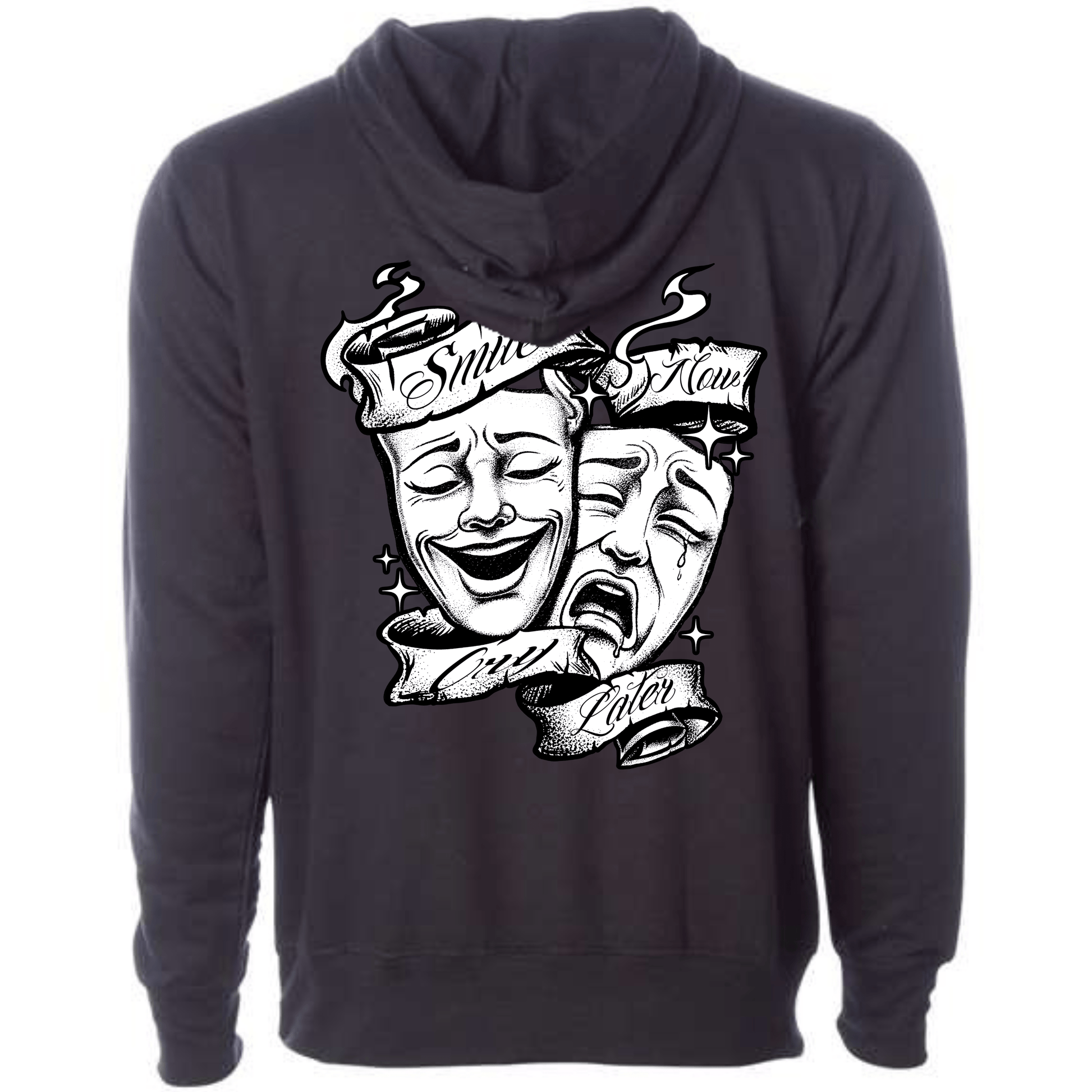 Smile Now Cry Later Unisex Hoodie M / Black Smile Now Cry Later Unisex Hoodie M / Black