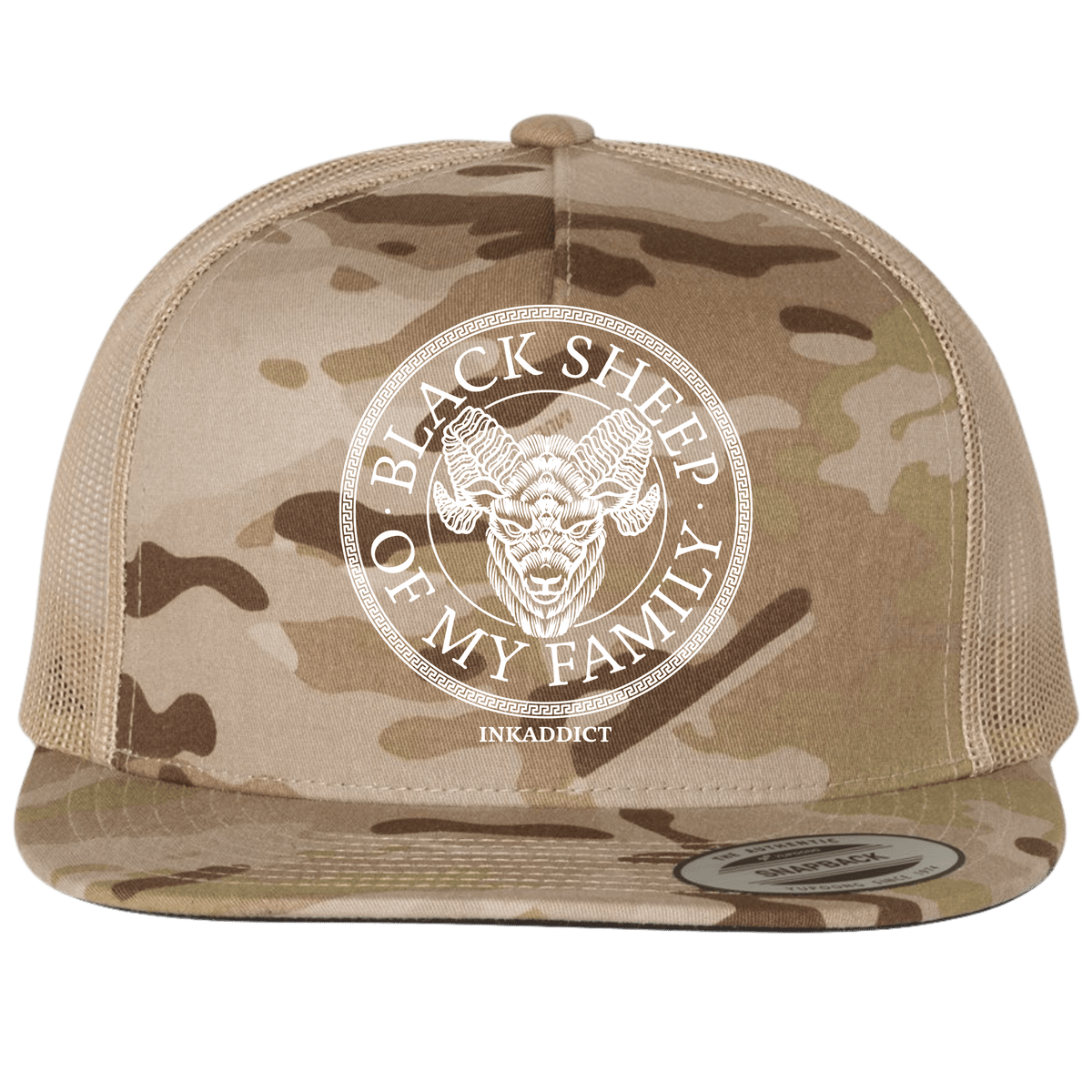Multi Tasker Hat 5 Panel Trucker Hat Multicam