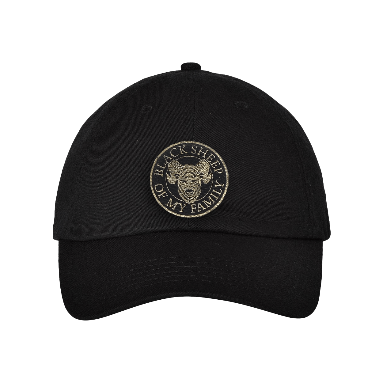 Black Sheep Black Dad Hat