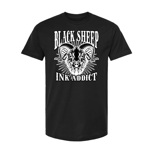 Baddery Streetwear T-Shirt 'Black Sheep' & 'Get Inked Or Die Naked' – Für Herren & Damen, In Vielen Größen