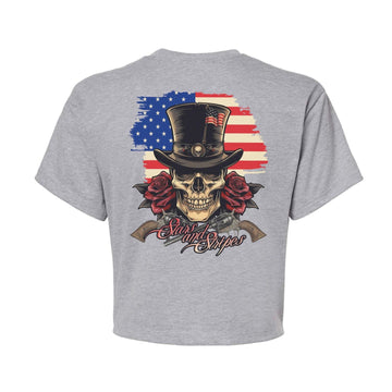 Fighter for Freedom Women's Cropped Tee