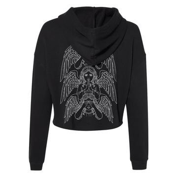 No Evil Cropped Hoodie