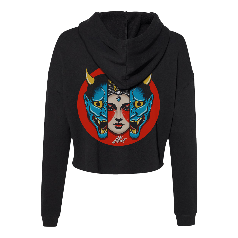 Two Faced Cropped Hoodie
