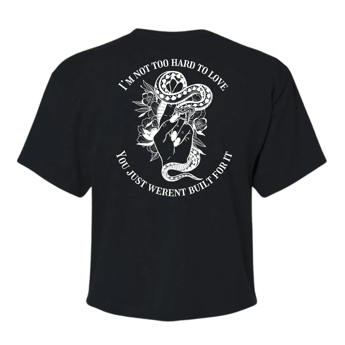 You Weren't Built For Me Women's Cropped Tee