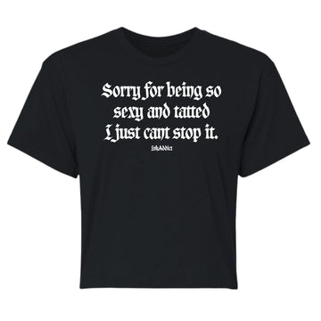 Sexy & Tatted Women's Cropped Tee