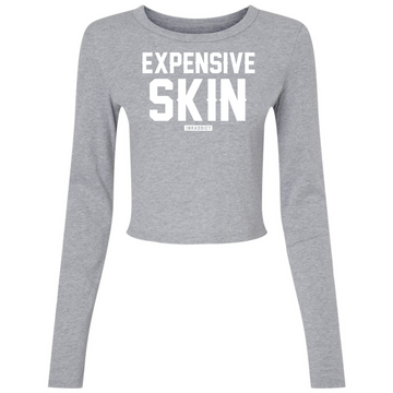 Expensive Skin Womens Cropped Long Sleeve