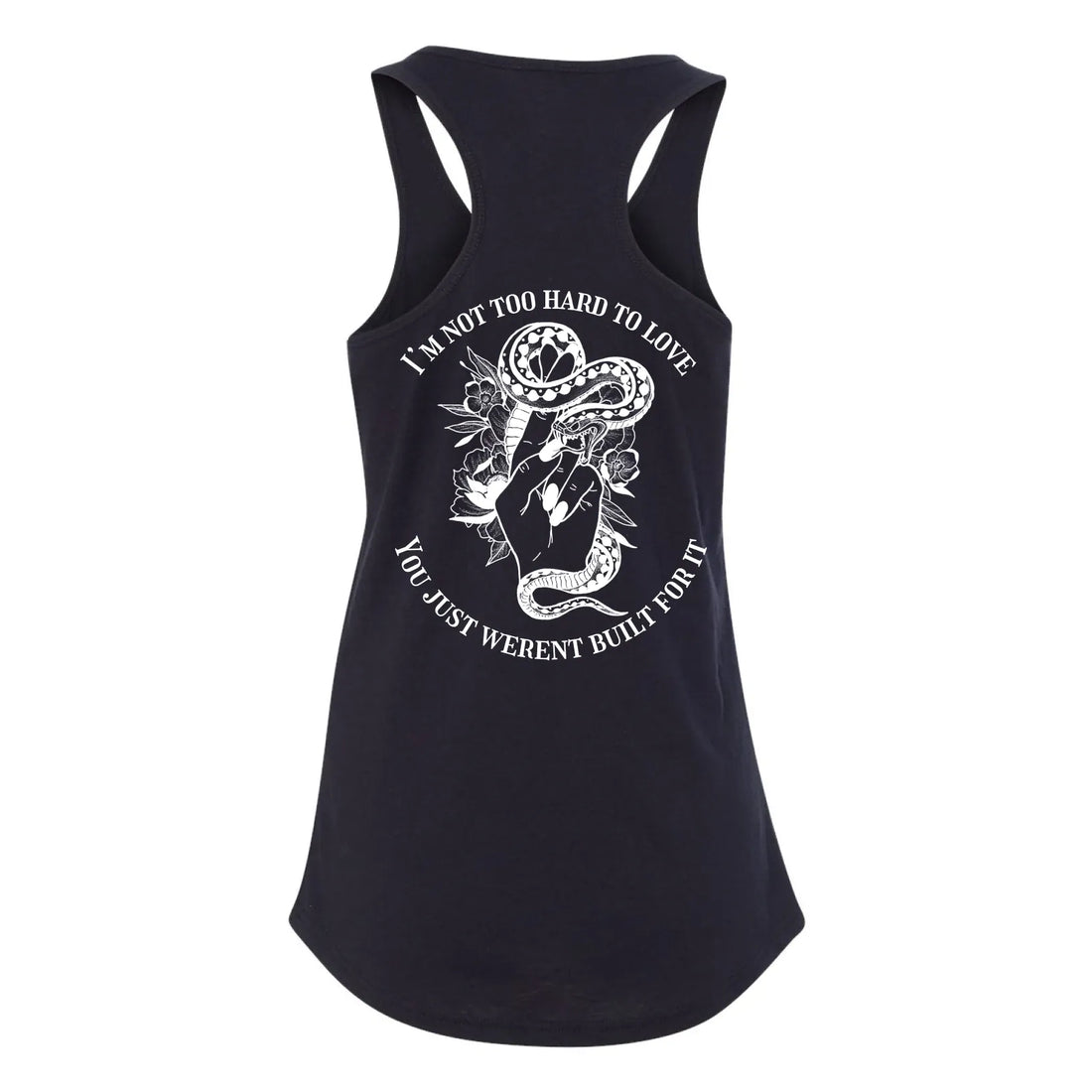 You Weren't Built For Me Women's Racerback Tank