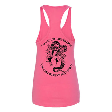 You Weren't Built For Me Women's Racerback Tank