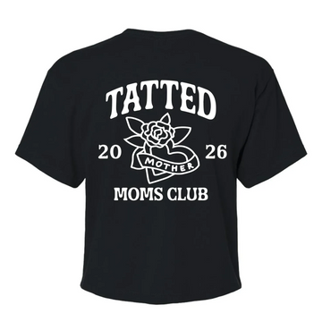 Tatted Mom's Club Women's Cropped Tee