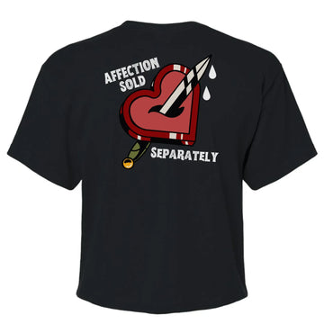 Affection Sold Separately Women's Cropped Tee
