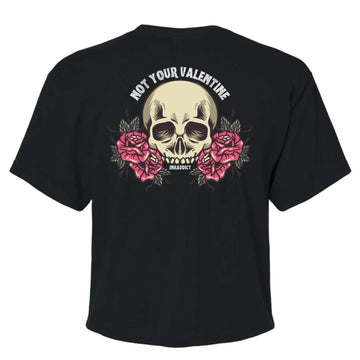 Not Your Valentine Women's Cropped Tee