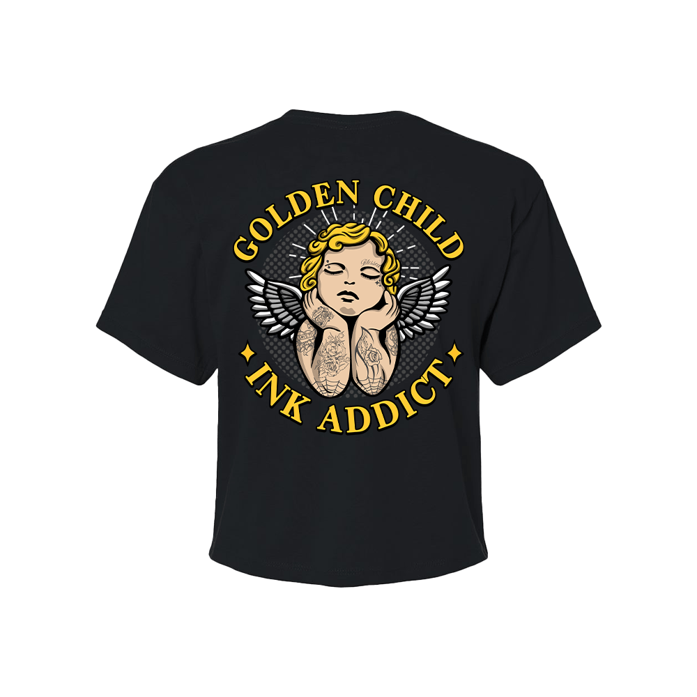 Golden Child Cherub Crop Tee
