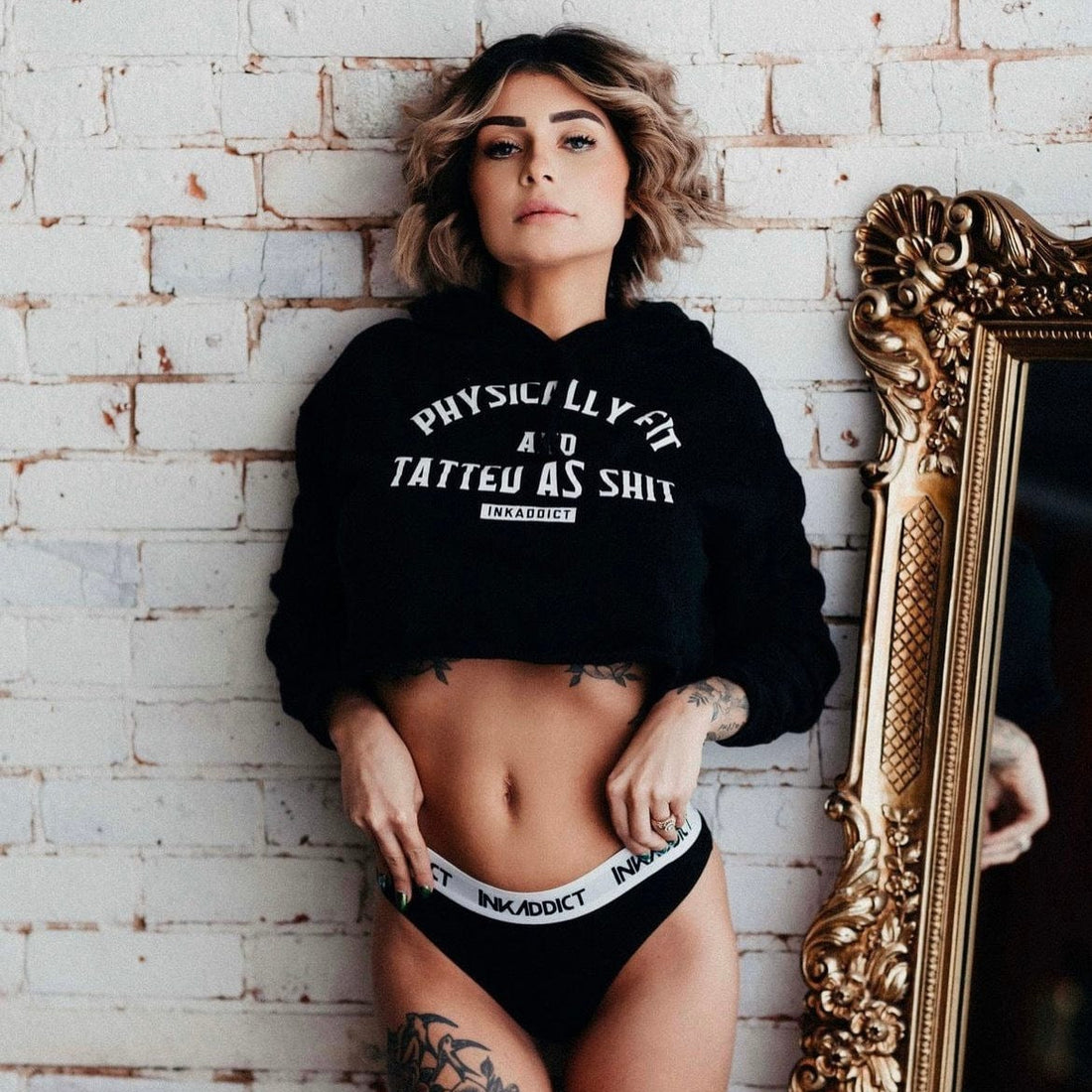 Physically Fit Women's Cropped Hoodie