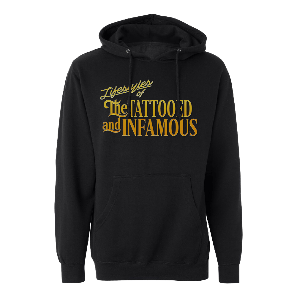 InkAddict Men's Tattooed & Infamous Hoodie