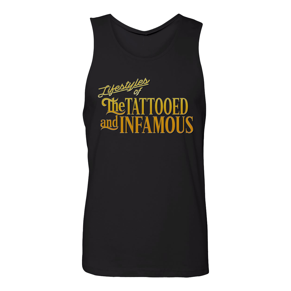 InkAddict Tattooed & Infamous Men's Tank Top