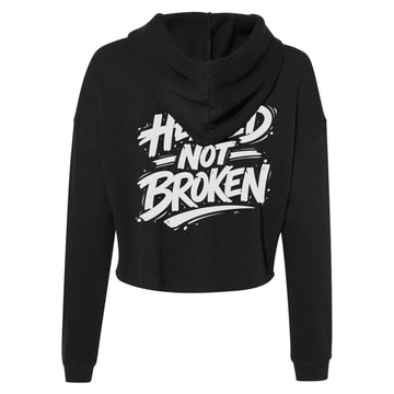 Healed Not Broken Cropped Hoodie