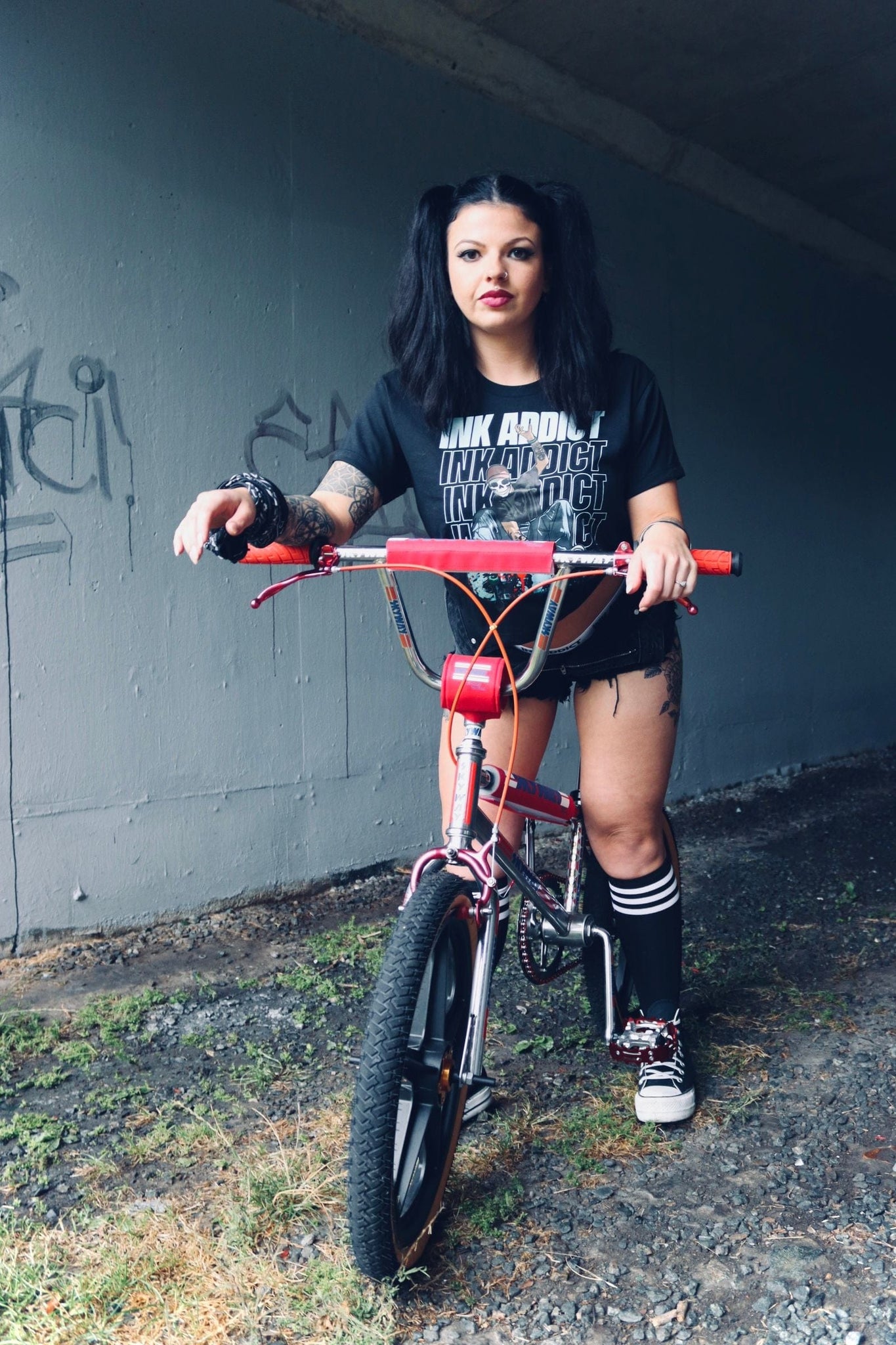 Skate to the Grave Crop Tee