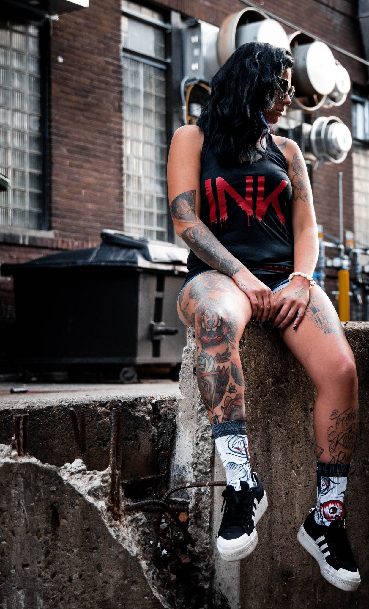 INK Drip Women's Racerback